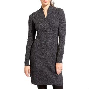Athleta Innsbrook Merino Wool Ribbed Sweater Dress Size Small
